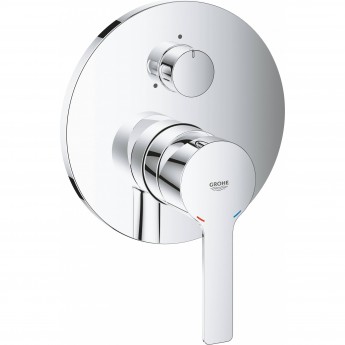 Внешняя часть смесителя для ванны GROHE LINEARE NEW с переключателем на 3 положения, хром Внешняя часть смесителя для ванны GROHE LINEARE NEW с переключателем на 3 положения, хром